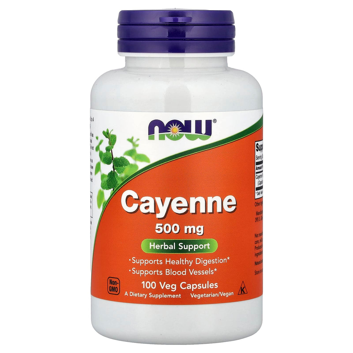 Cayenne Pepper (Capsaicina), 500mg, Now Foods, 100 Capsule