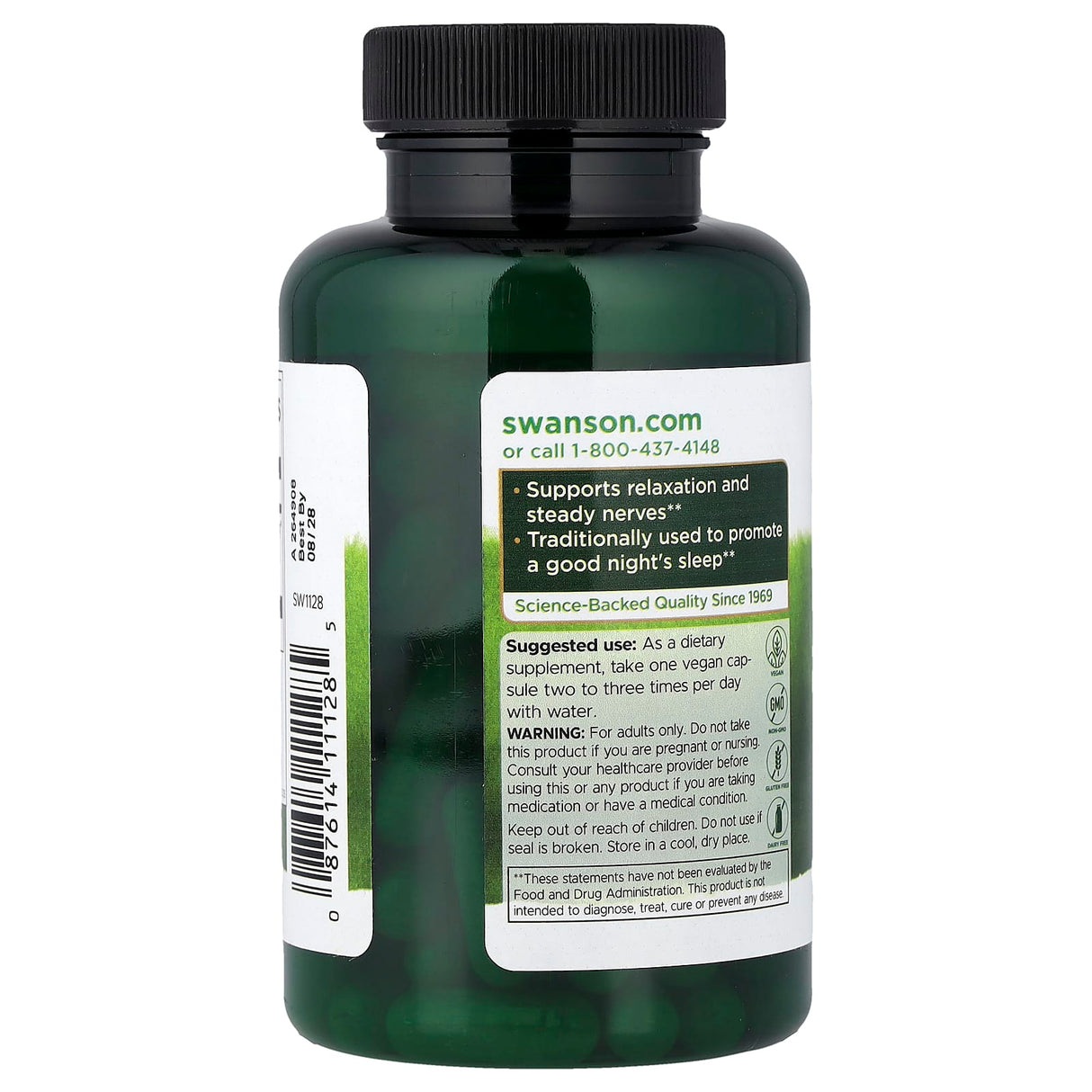Chinese Skullcap, (Scutellaria Baicalensis), 400 mg, Swanson, 90 capsule SW1128