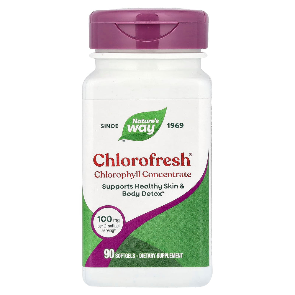 Chlorofresh, Chlorophyll Concentrate, 50 mg, Nature's Way, 90 Softgels