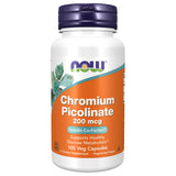 Chromium Picolinate, Crom Picolinat, 200mcg, Now Foods, 100 capsule