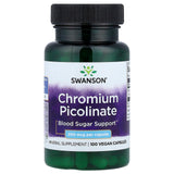 Chromium Picolinate, 200mcg, Swanson, 100 capsule SW922