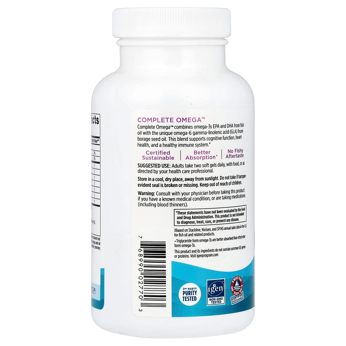 Complete Omega, Lemon, Nordic Naturals, 120 softgels