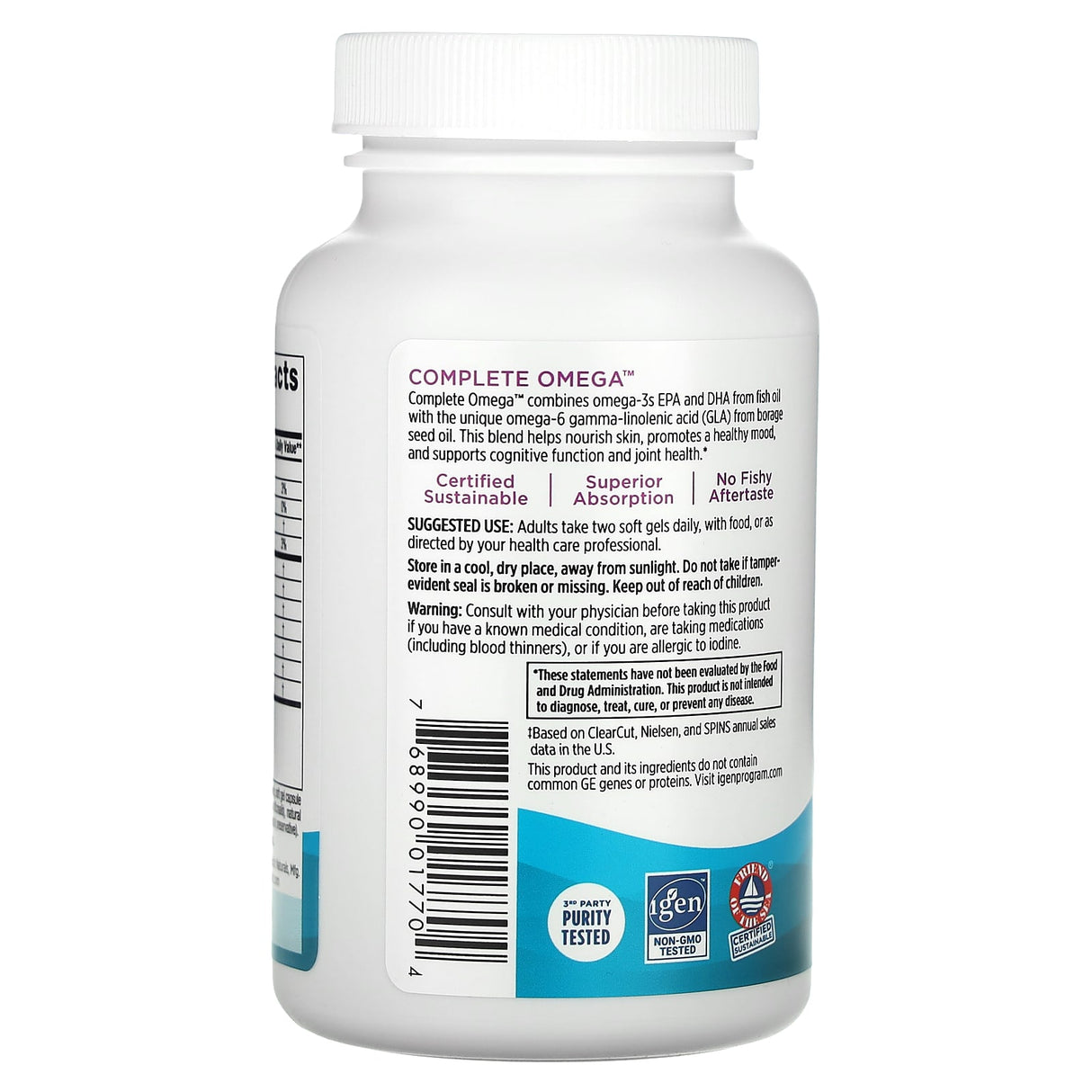 Complete Omega, Lemon, Nordic Naturals, 60 softgels