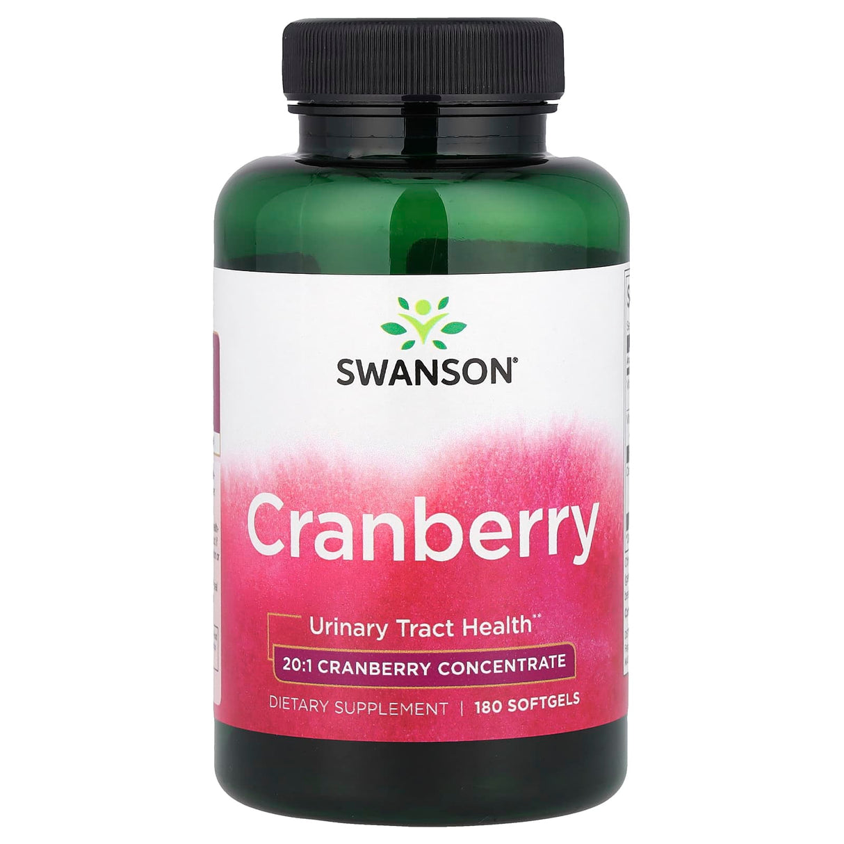 Cranberry (Merisoare), 20:1 Concentrate, Swanson, 180 softgels SW786