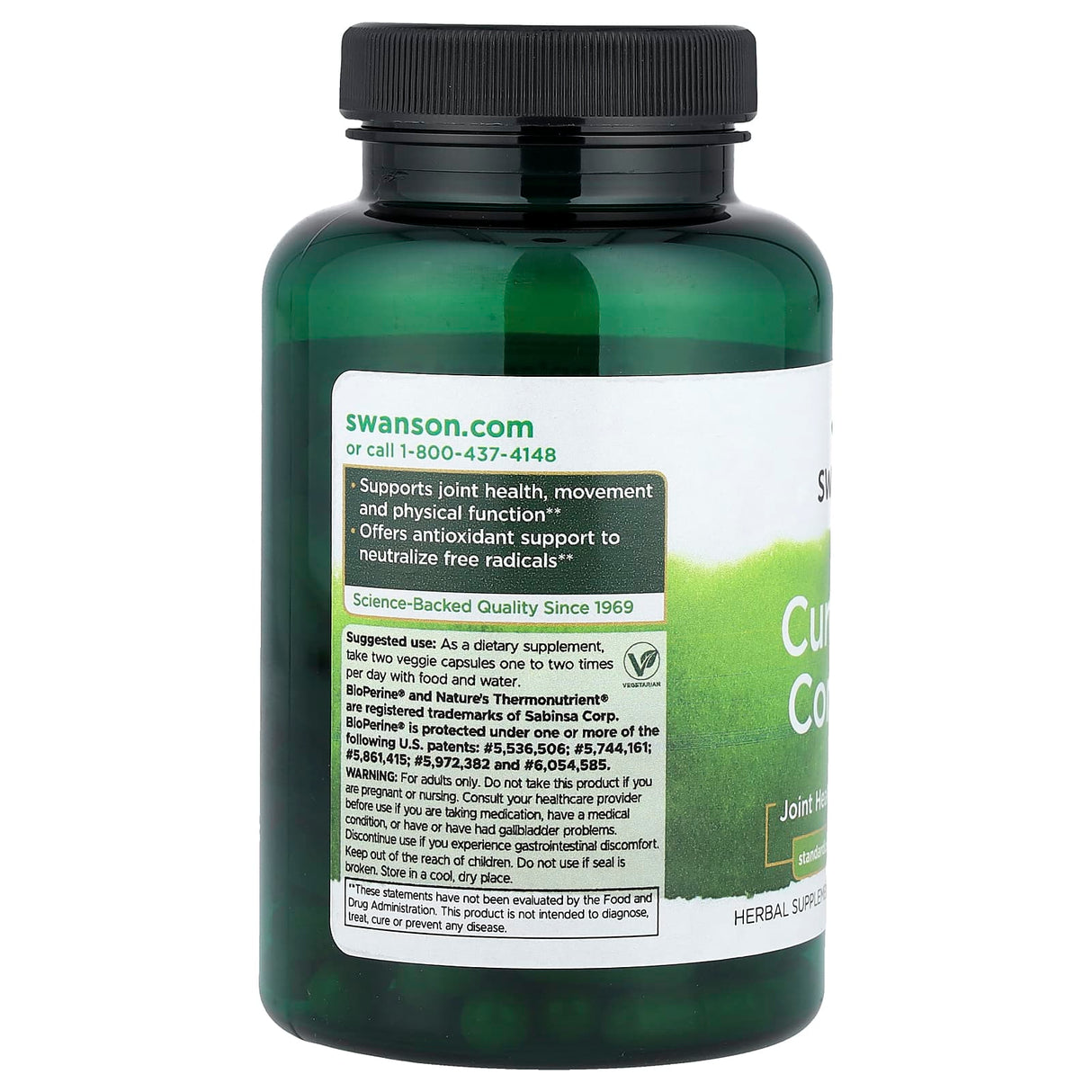 Curcumin 95 Extract with BioPerine, Swanson, 120 capsule SWH284