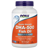 DHA-500 Omega 3, 500 DHA / 250 EPA, Now Foods, 180 softgels