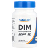 DIM 300 (Diindolylmethane), 300 mg, Nutricost, 30 Capsule