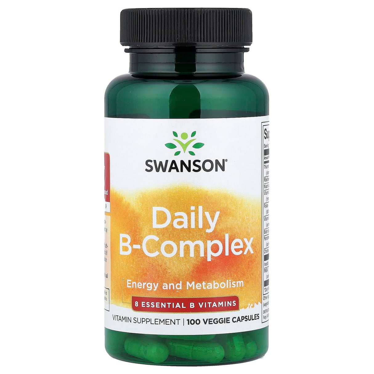 Daily B-Complex, Swanson, 100 capsule SW1855
