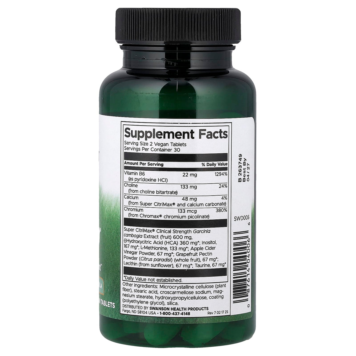 Diet Fat Burner (Comprehensive Formula), Swanson, 60 tablete SWD006