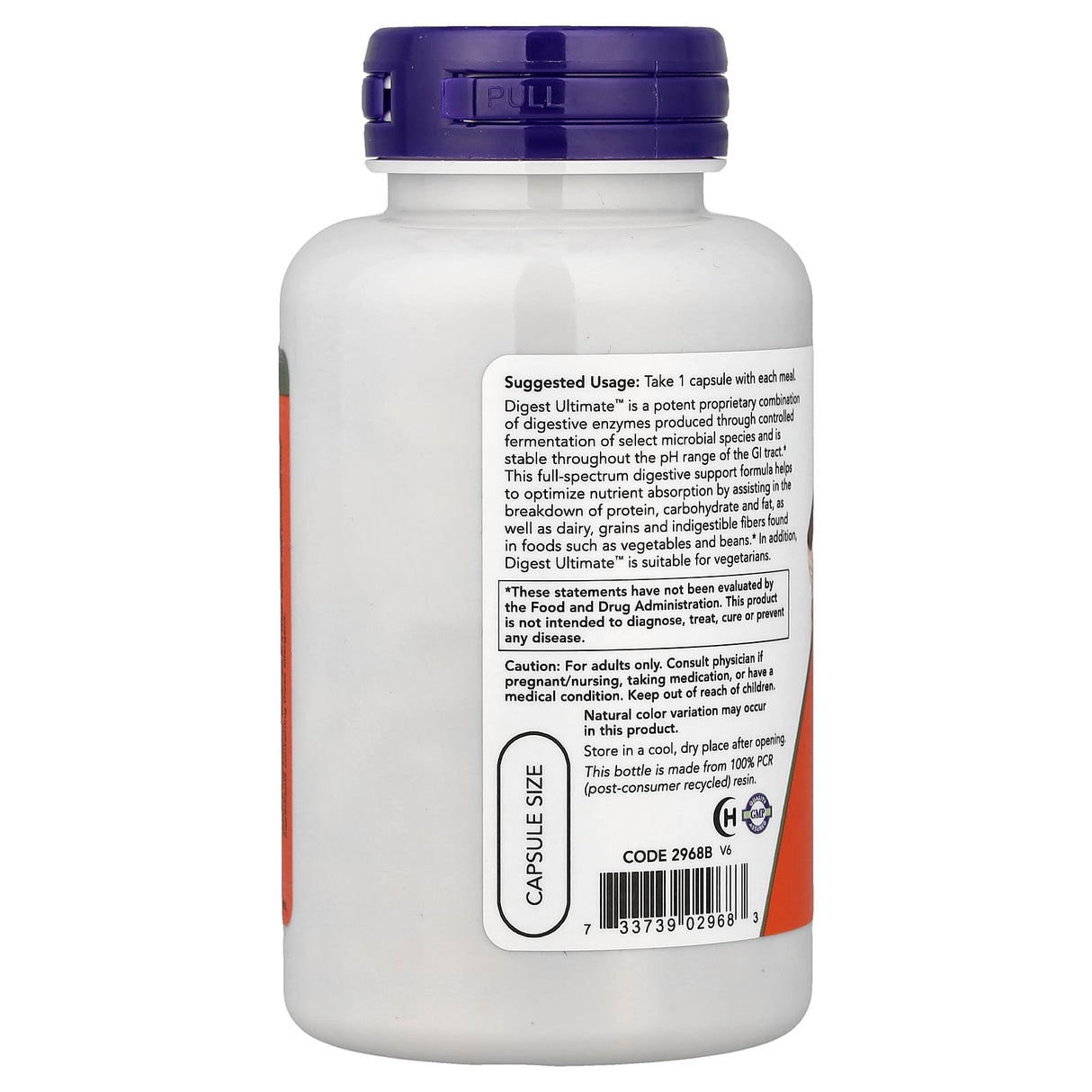 Digest Ultimate (Enzime cu Spectru Complet), Now Foods, 120 capsule