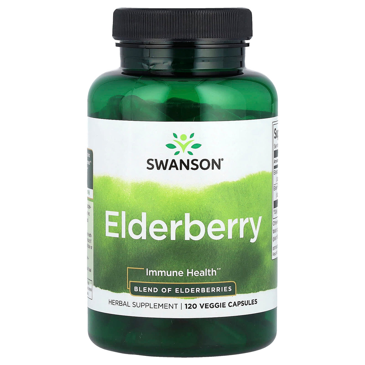 Elderberry (Fructe și Flori de Soc), Swanson, 120 capsule SW1673