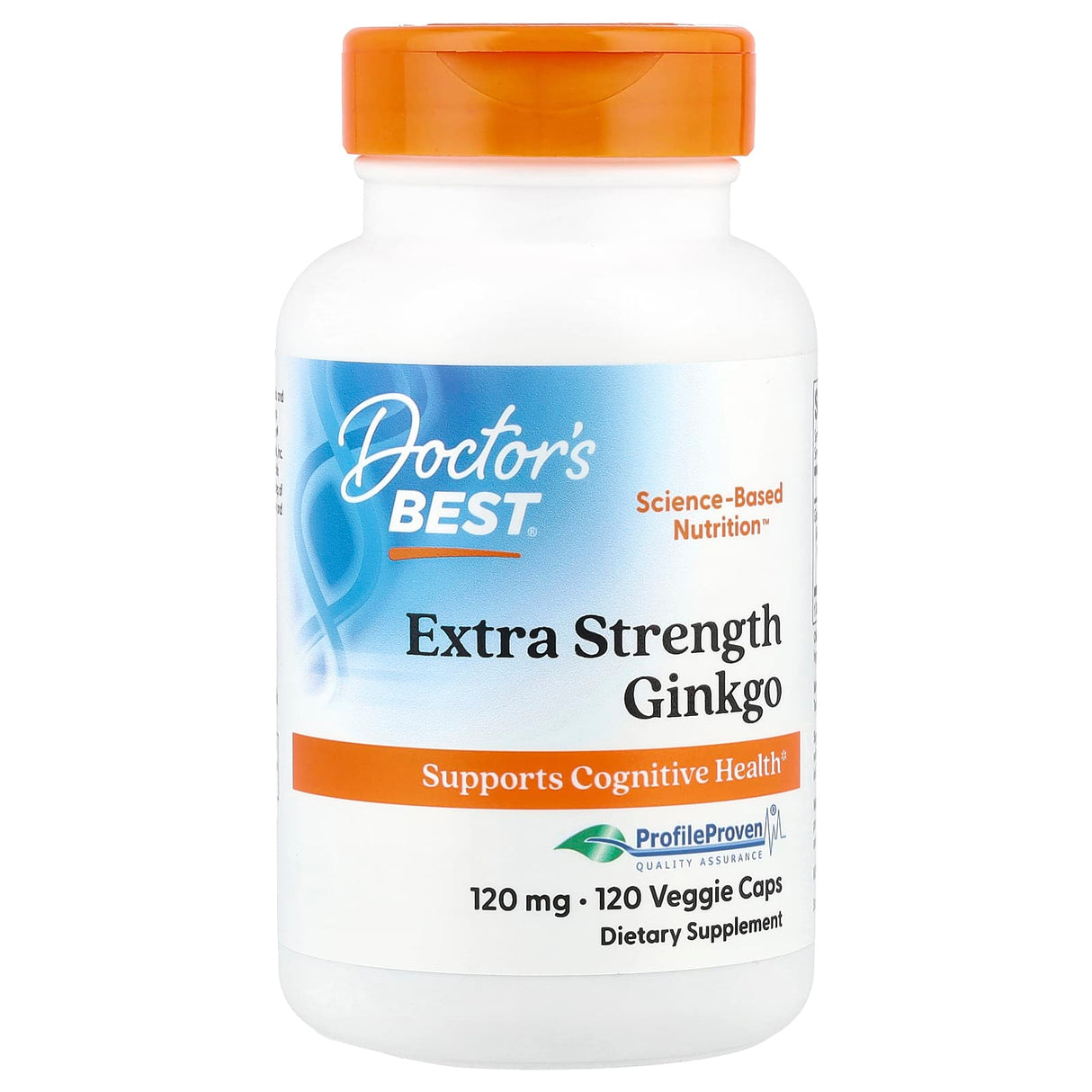 Extra Strength Ginkgo, 120mg, (Ginkgo Biloba), Doctor's Best, 120 capsule
