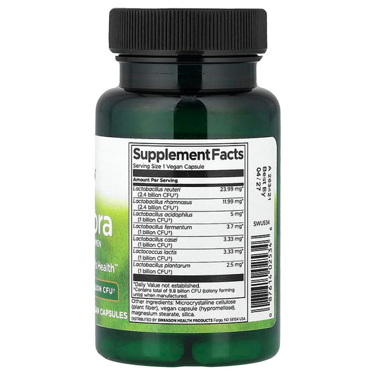 FemFlora Probiotic for Women, 9.8 Billion, Swanson, 60 capsule SWU534