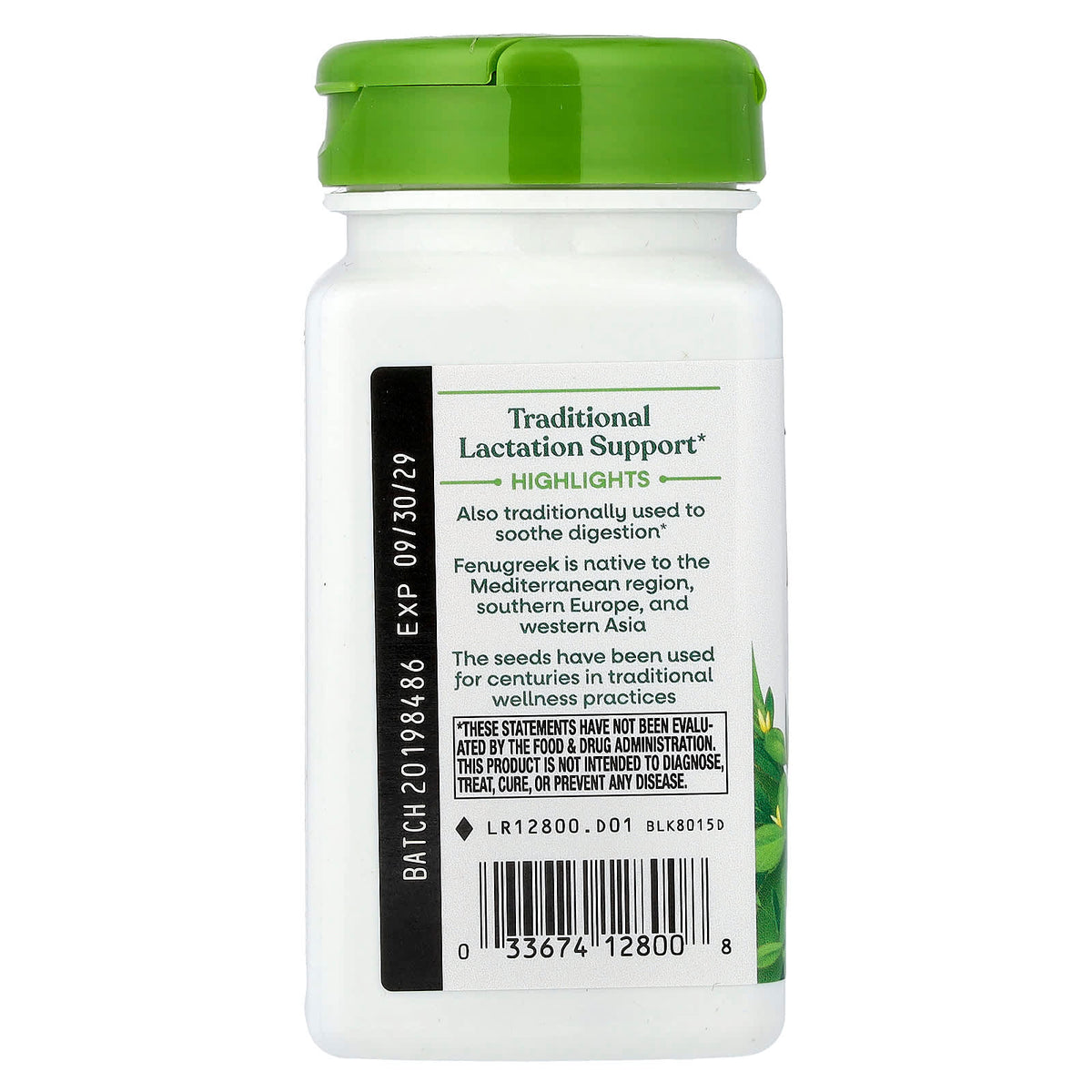 Fenugreek Seed (Schinduf), 565 mg,, Nature's Way, 100 Capsule