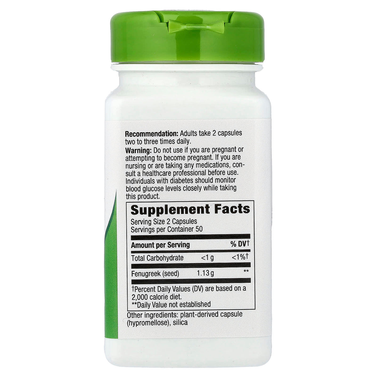 Fenugreek Seed (Schinduf), 565 mg,, Nature's Way, 100 Capsule