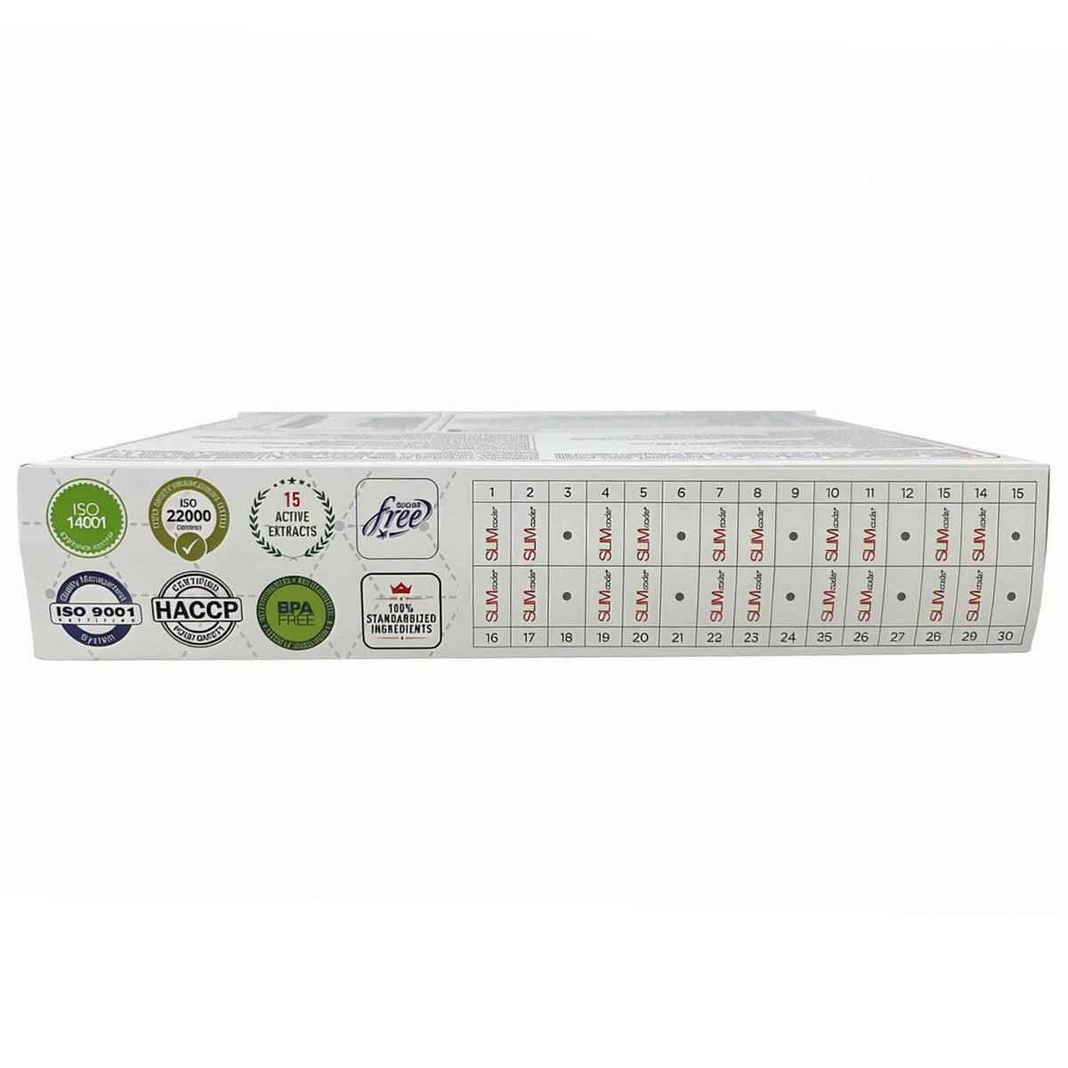 Fiole de slabit, 20 fiole SLIMcode, 20x10 ml