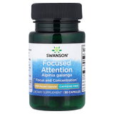 Focused Attention Alpinia Galanga 300 mg, Swanson, 30 capsule SW1818