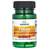 Folate (5-Methyltetrahydrofolic Acid), 680 mcg, Swanson, 30 capsule SWU758