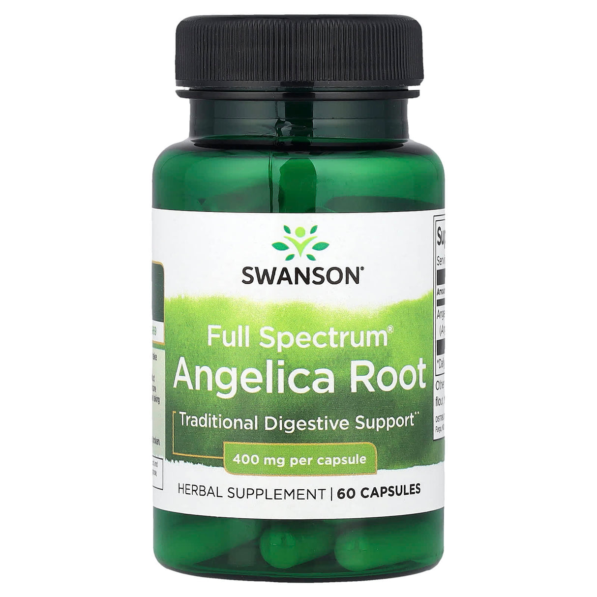 Full Spectrum Angelica Root, 400 mg, Swanson, 60 capsule SW1324