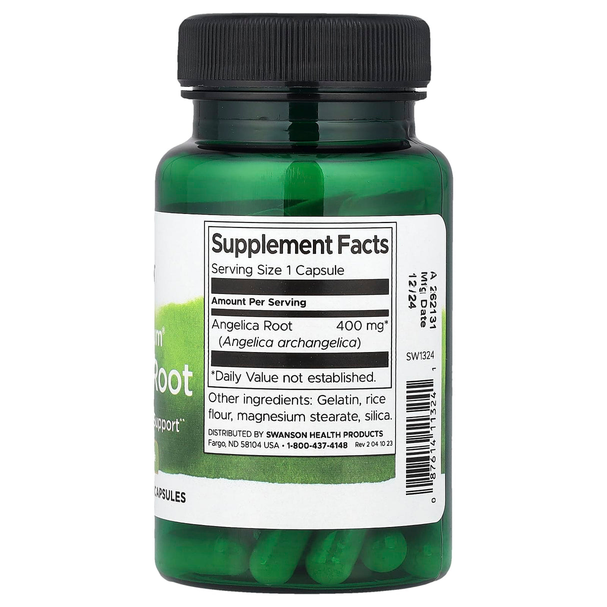 Full Spectrum Angelica Root, 400 mg, Swanson, 60 capsule SW1324