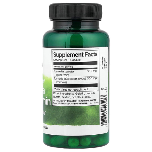 Full Spectrum Boswellia and Curcumin, Swanson, 60 capsule SW1320