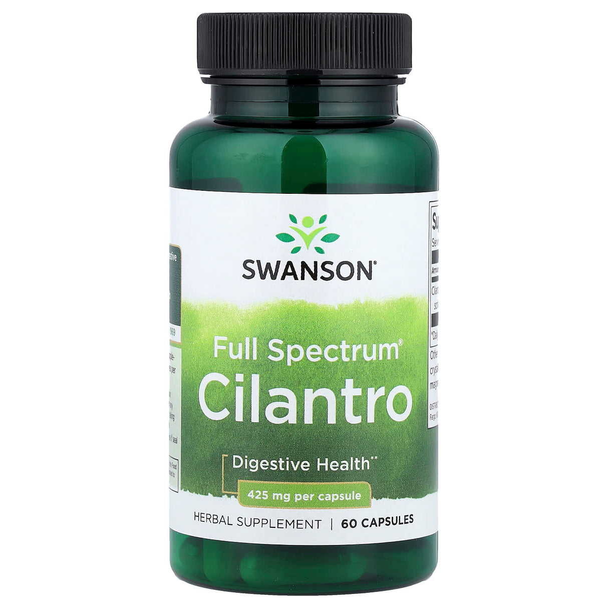 Full Spectrum Cilantro (Coriandru), 425 mg, Swanson, 60 capsule SW1112
