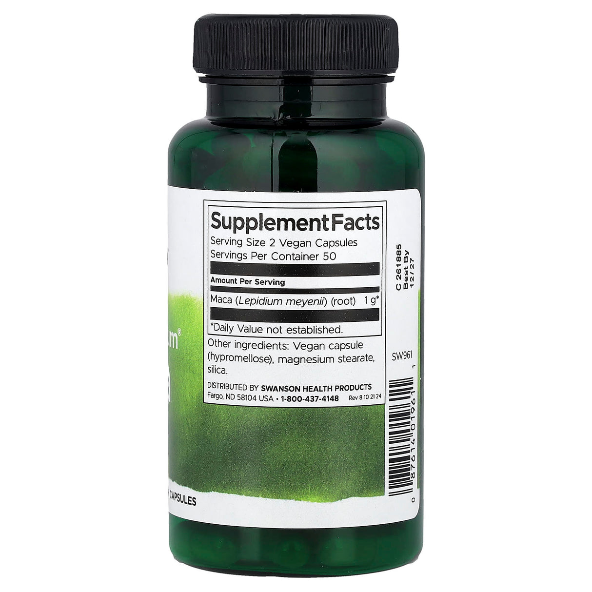 Full Spectrum Maca, 500 mg, Swanson, 100 capsule SW961