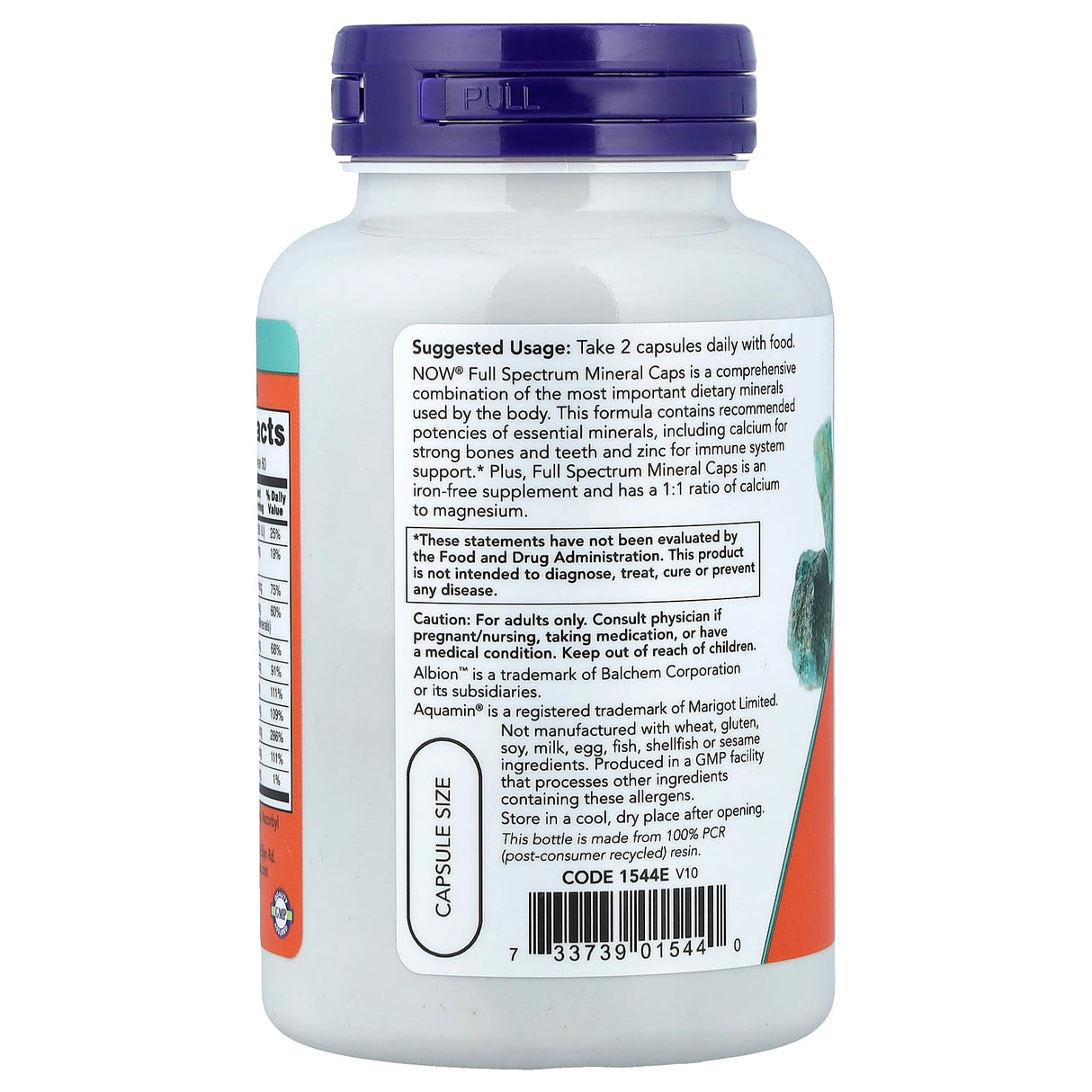 Full Spectrum Minerals (Complex Minerale), Now Foods, 120 capsule