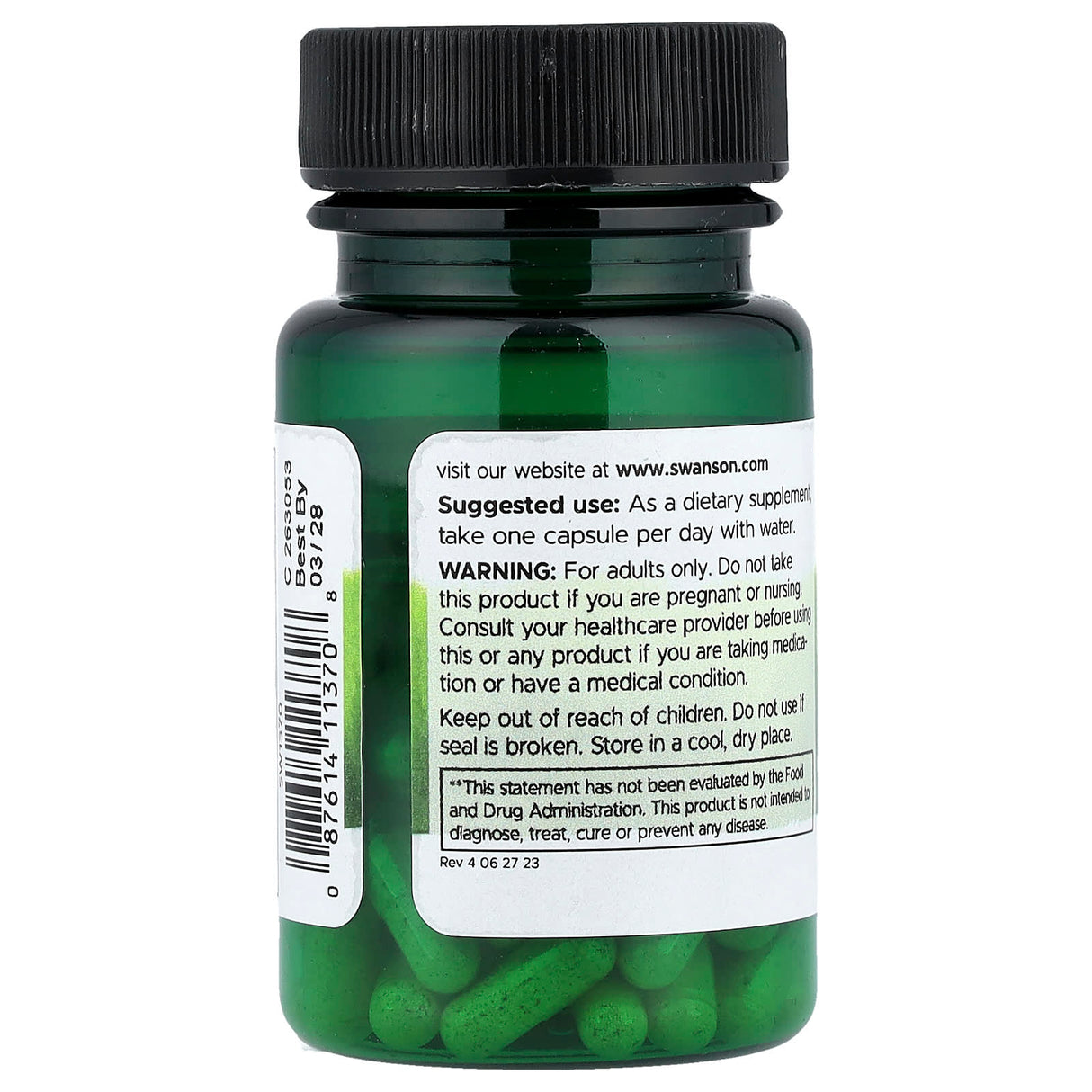 Full Spectrum Saffron (Sofran), 15 mg, Swanson, 60 capsule SW1370