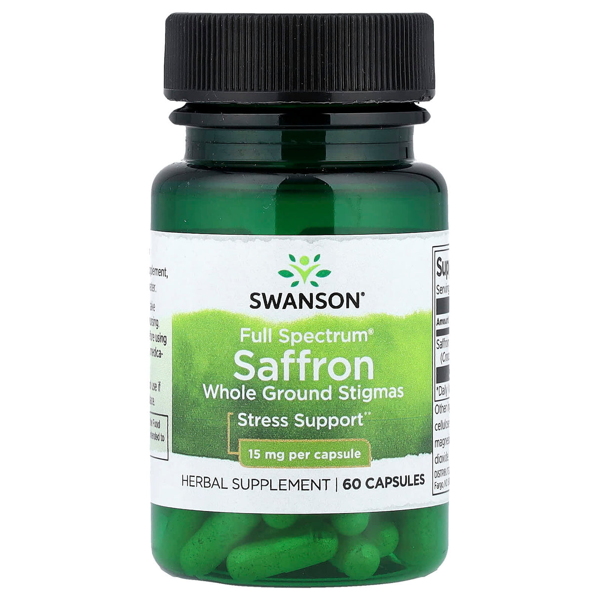 Full Spectrum Saffron (Sofran), 15 mg, Swanson, 60 capsule SW1370