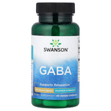 GABA, 750 mg Maximum Strength, Swanson, 60 capsule SWU676