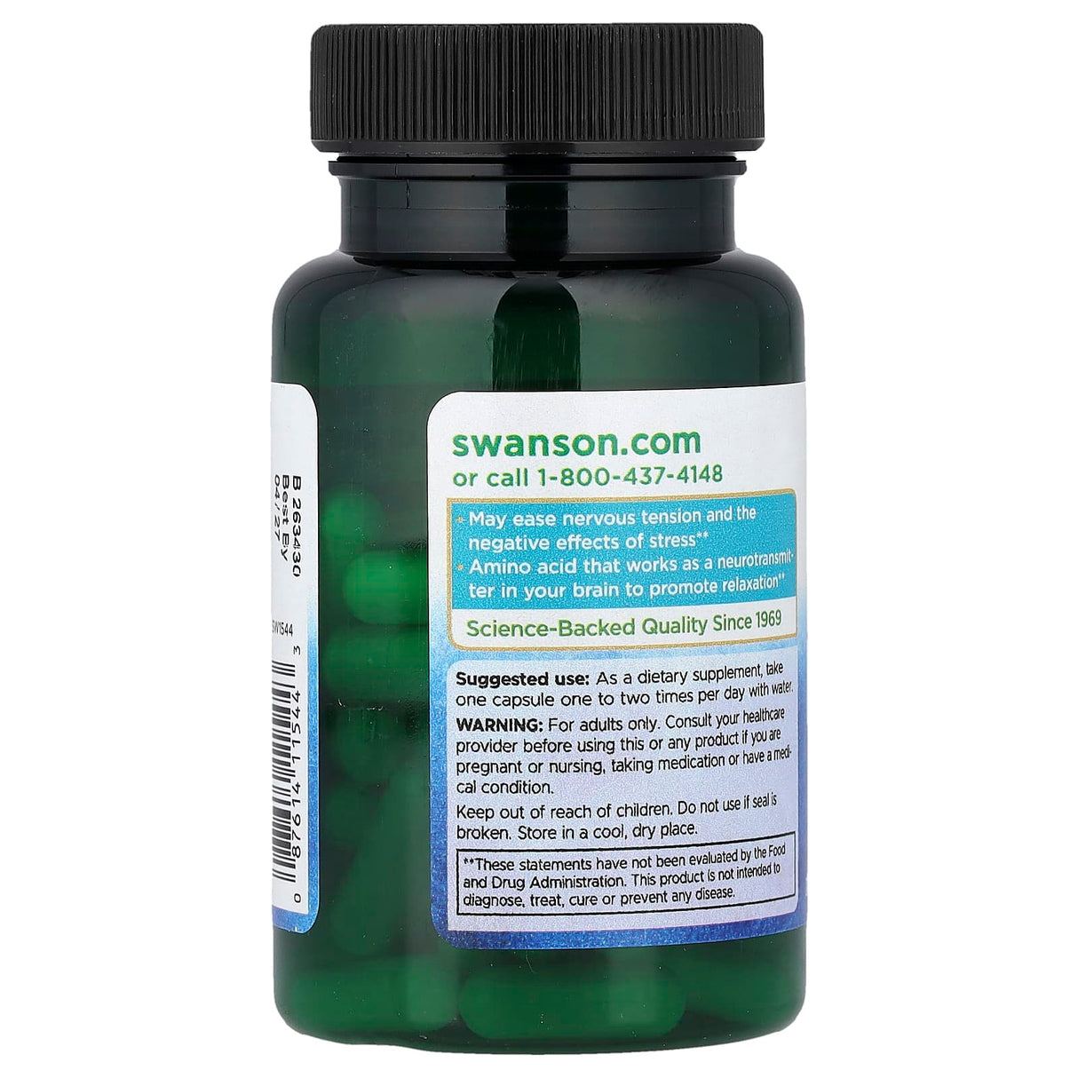 GABA, 250 mg, Swanson, 60 capsule SW1544
