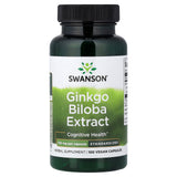 Ginkgo Biloba Extract, 120 mg, Swanson, 100 capsule SWU033