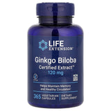 Ginkgo Biloba, Certified Extract, 120 mg, Life Extension, 365 capsule