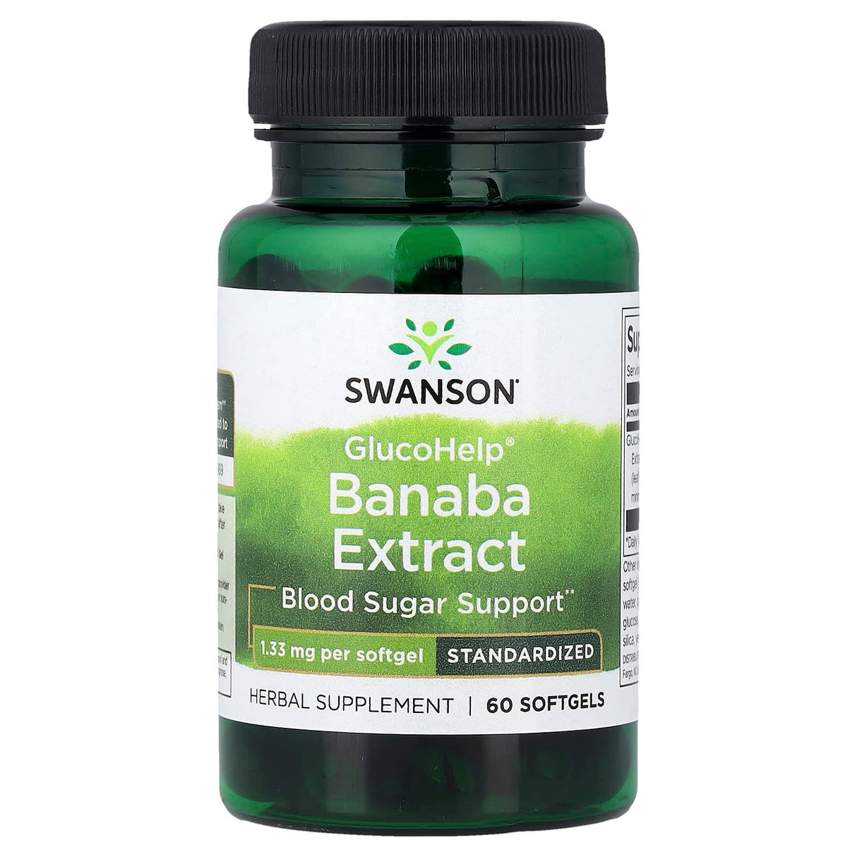 GlucoHelp, Banaba Extract (Reglarea Glicemiei), Swanson, 60 Softgels SWU659