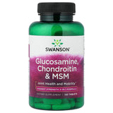 Glucosamine, Chondroitin & MSM 3-in-1 Formula, Swanson, 120 tablete SW1009