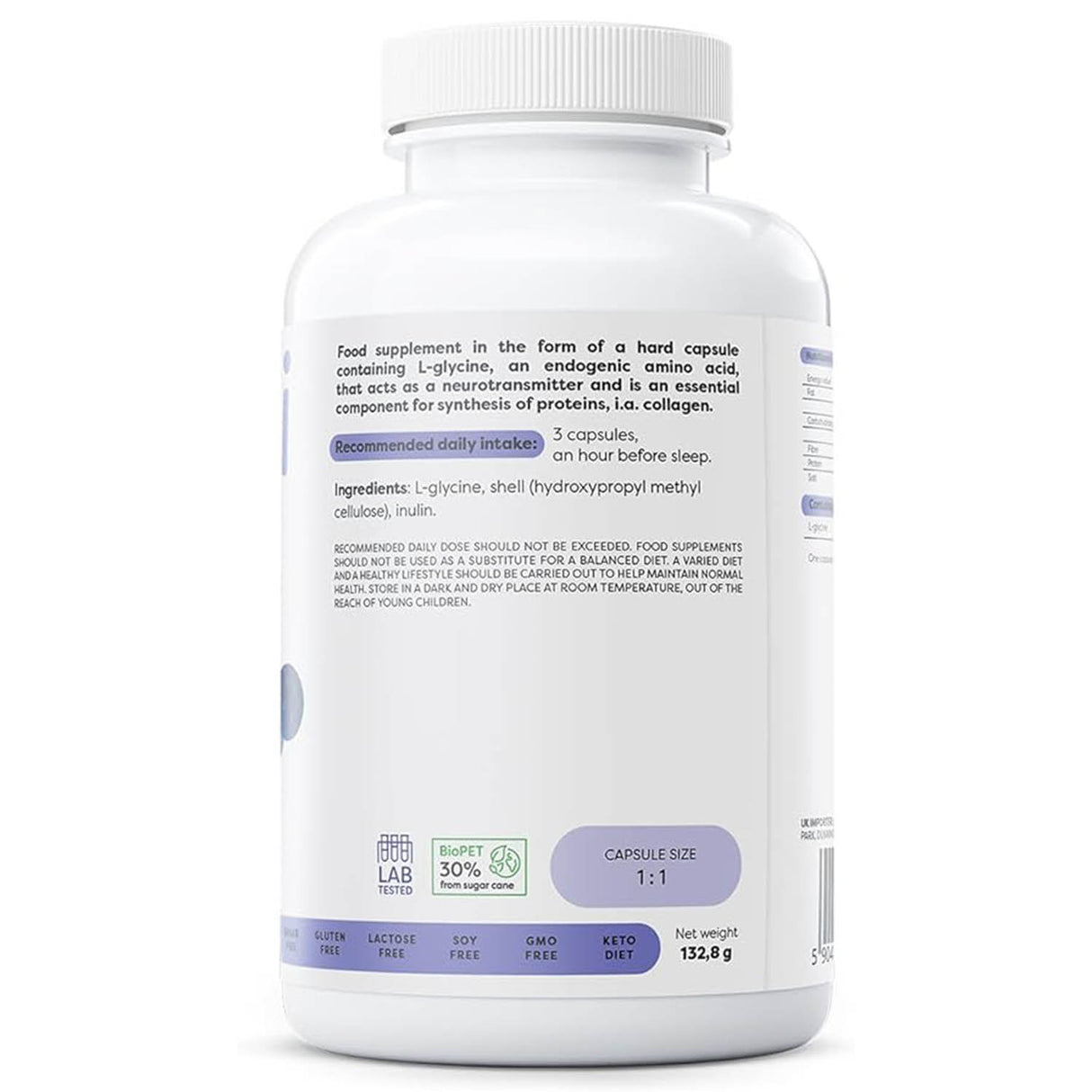 Glycine, 1000 mg, Osavi, 120 capsule