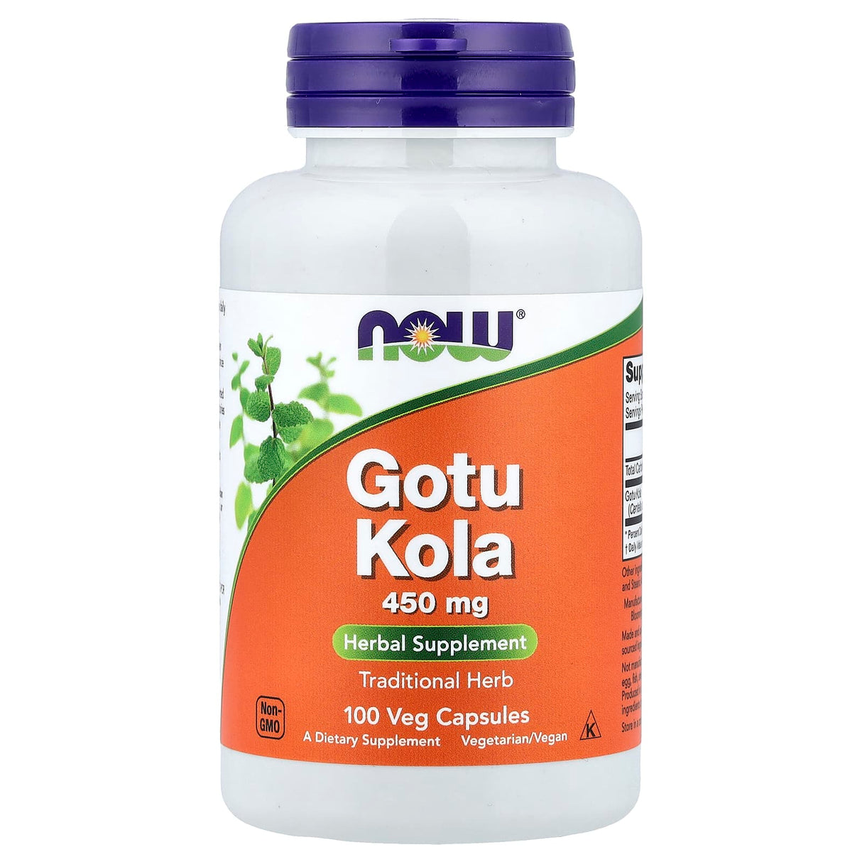 Gotu Kola, 450 mg, Now Foods, 100 capsule