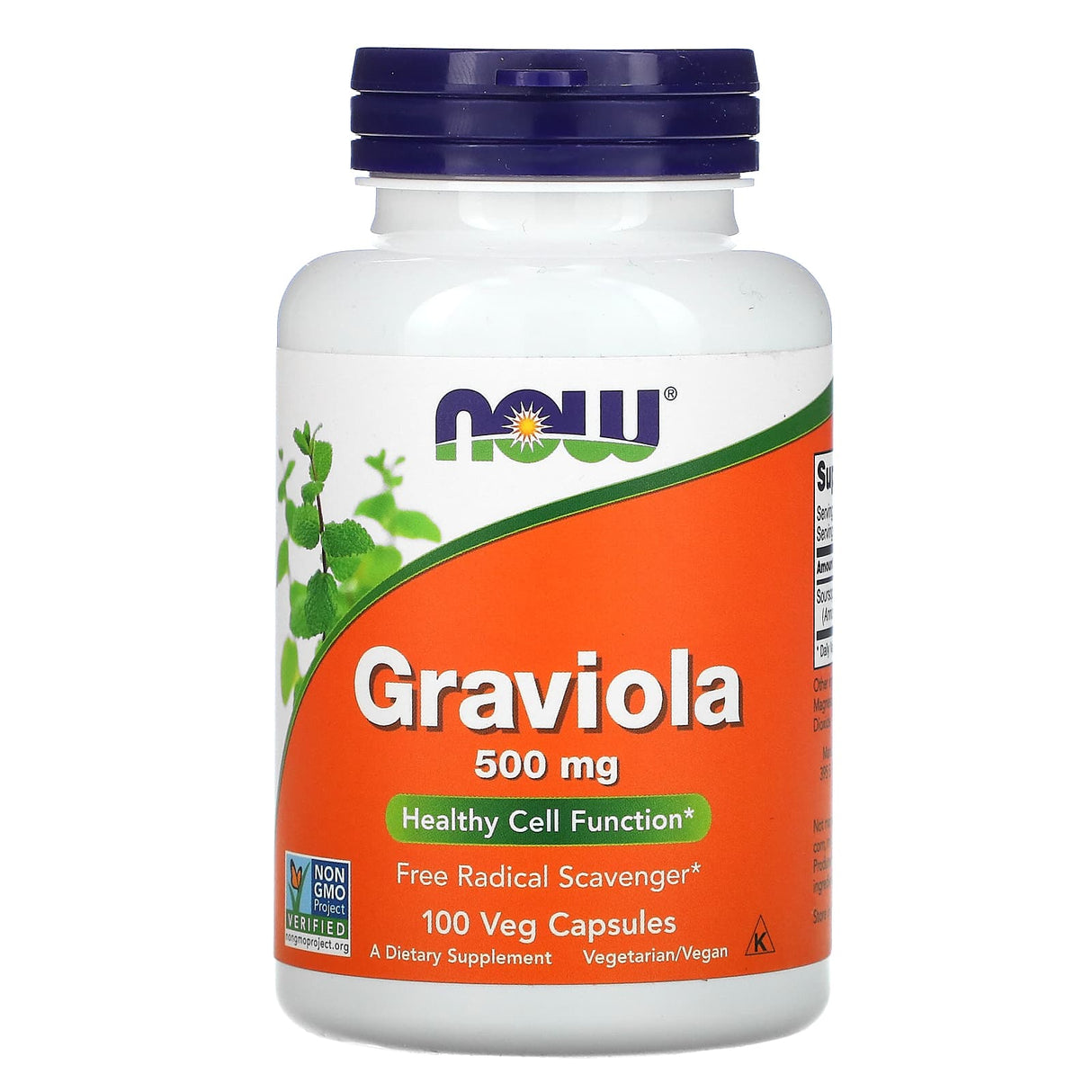 Graviola (Anti-Cancerigen), 500mg, Now Foods, 100 capsule