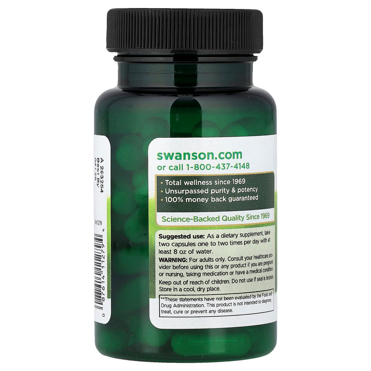 Guar Gum (Gumă de Guar), 400 mg, Swanson, 60 capsule SW1279
