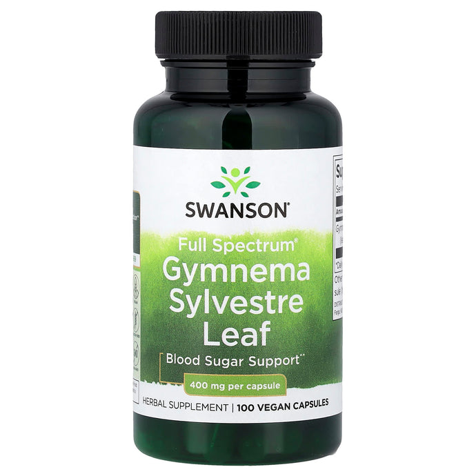 Gymnema Sylvestre Leaf (Gurmar), 400 mg, Swanson, 100 capsule SW983