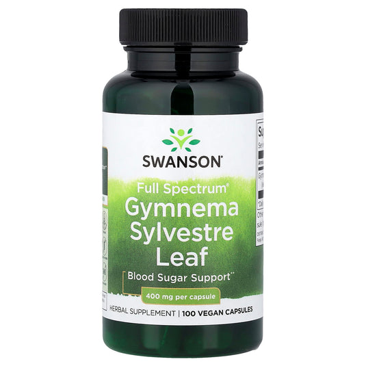 Gymnema Sylvestre Leaf (Gurmar), 400 mg, Swanson, 100 capsule SW983