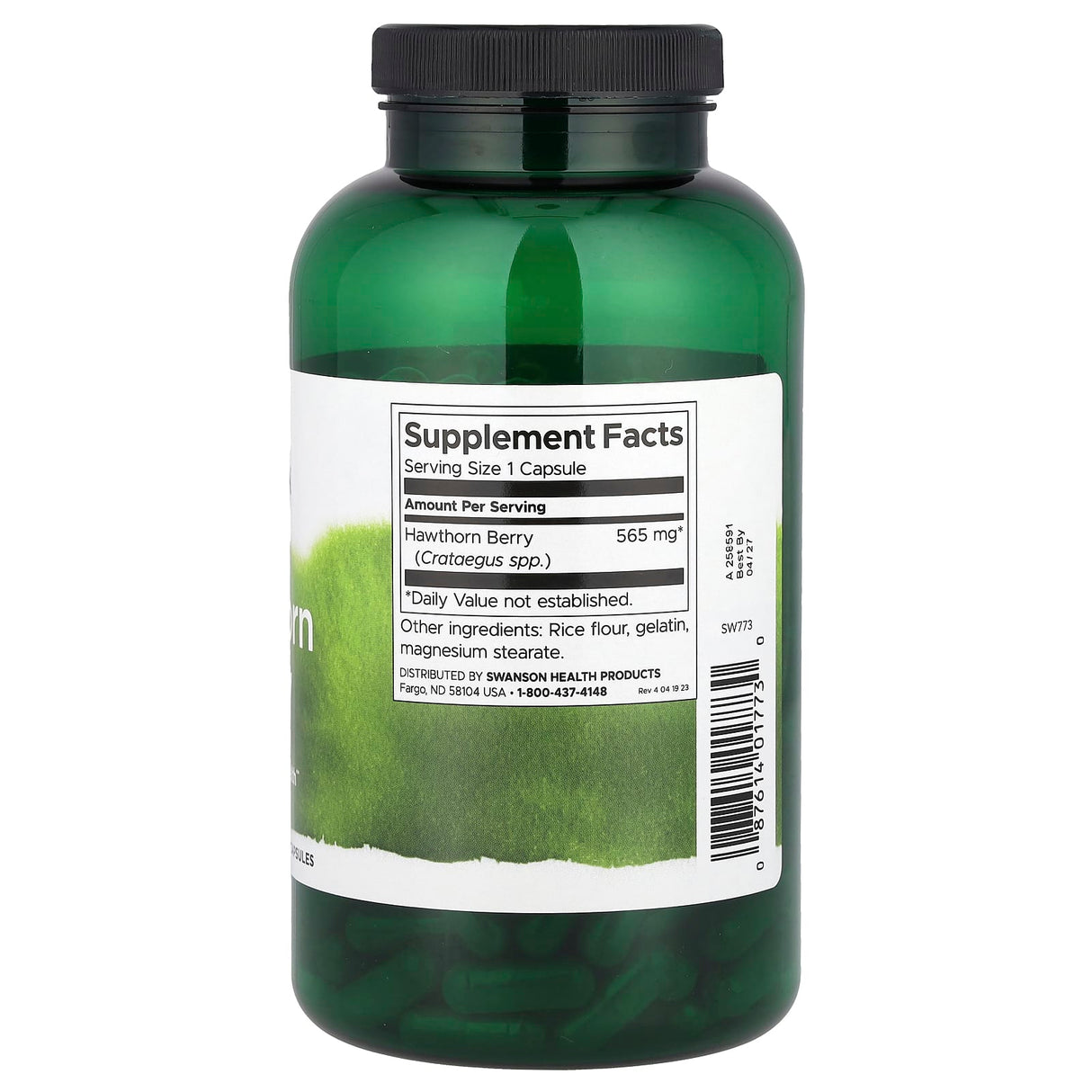 Hawthorn Berry (Crataegus), 565 mg, Swanson, 250 capsule SW773