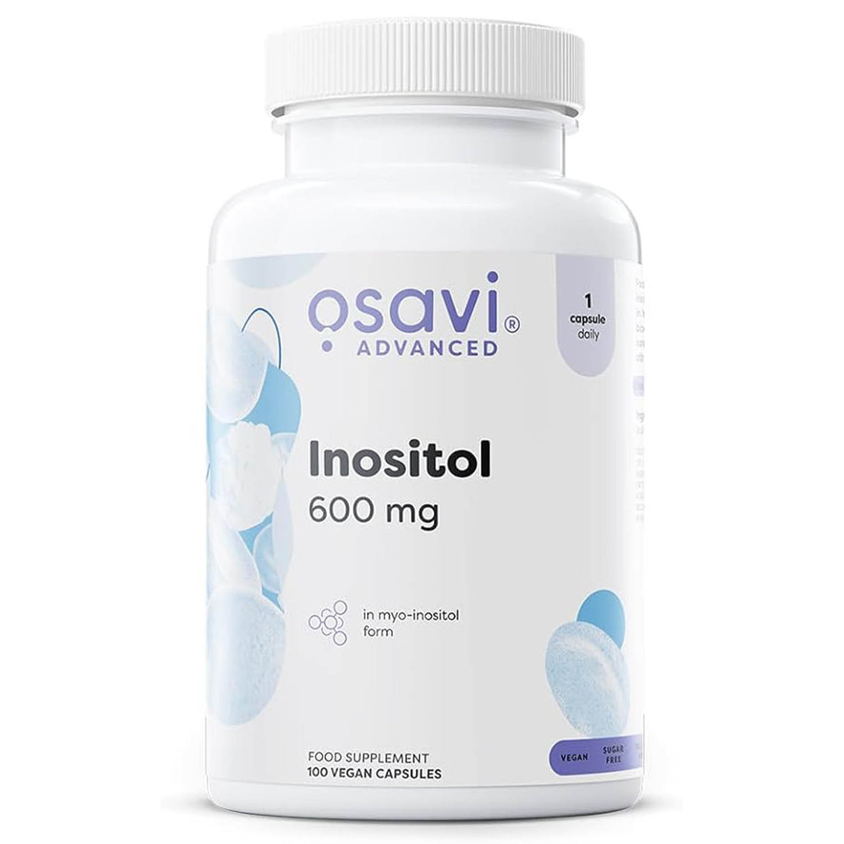 Inositol (Myo-Inositol), 600 mg, Osavi, 100 capsule