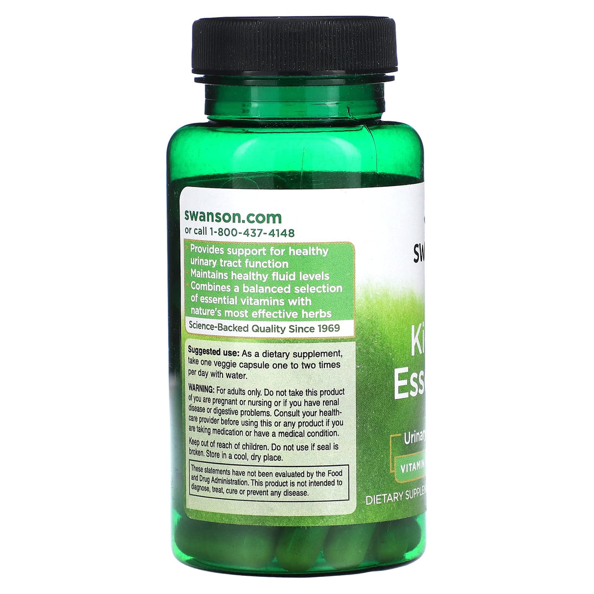 Kidney Essentials, (Sănătatea Tractului Urinar), Swanson, 60 capsule SWC101