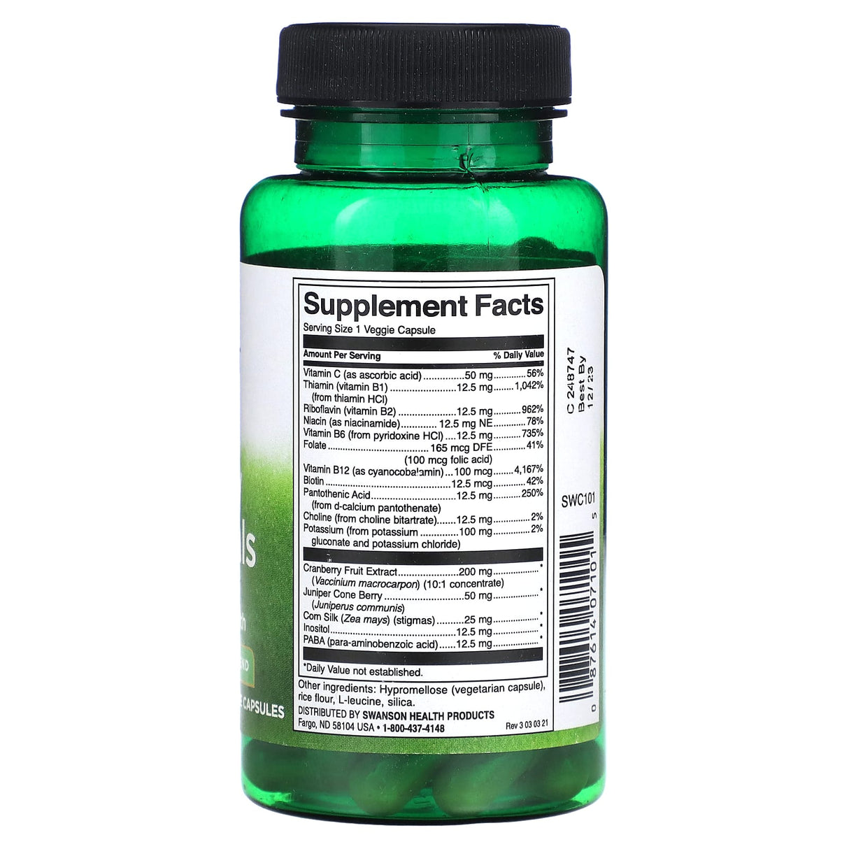 Kidney Essentials, (Sănătatea Tractului Urinar), Swanson, 60 capsule SWC101