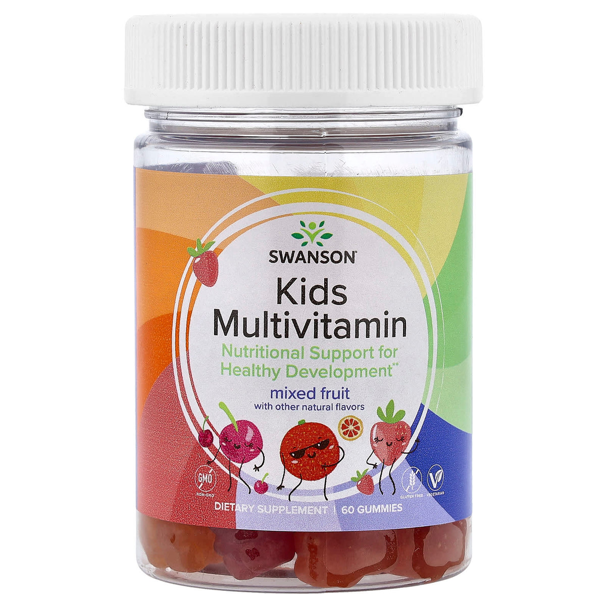 Kids Multivitamin, Mixed Fruit, Swanson, 60 jeleuri SW1867