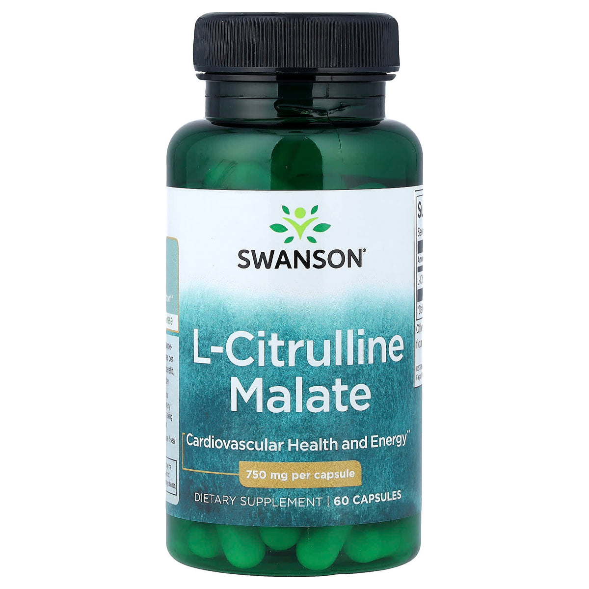 L-Citrulline Malate, 750 mg, Swanson, 60 capsule SW1591
