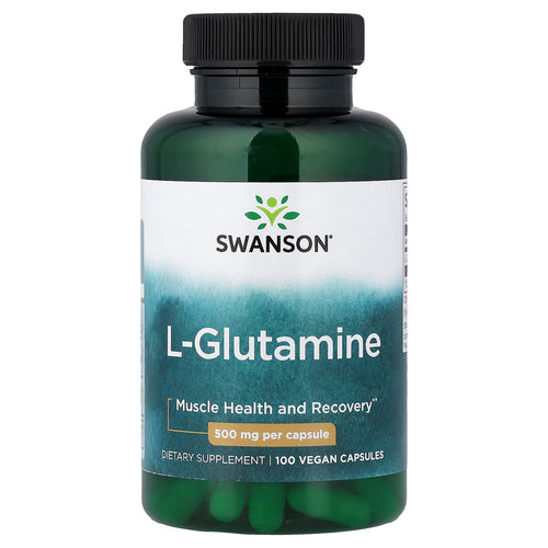 L-Glutamine, 500mg, Swanson, 100 capsule SW826
