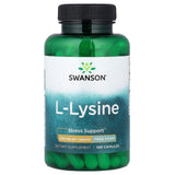 L-Lysine (Lizina HCl), 500 mg, Swanson, 100 capsule SW268